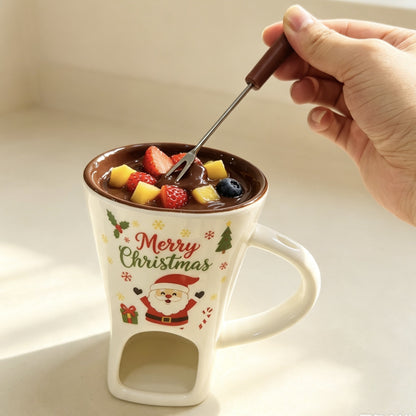 Ceramic Chocolate Fondue Mug