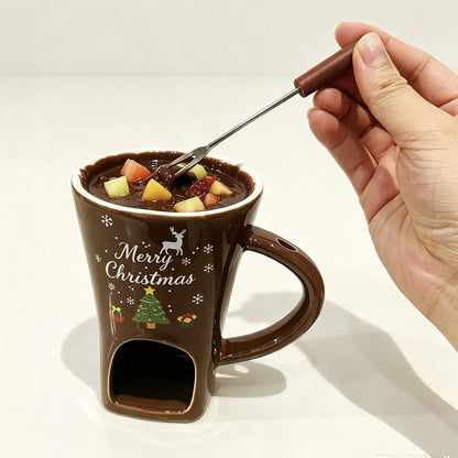Ceramic Chocolate Fondue Mug