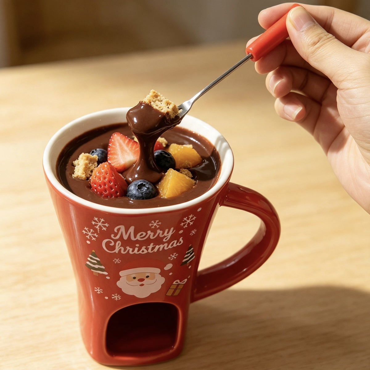 Ceramic Chocolate Fondue Mug