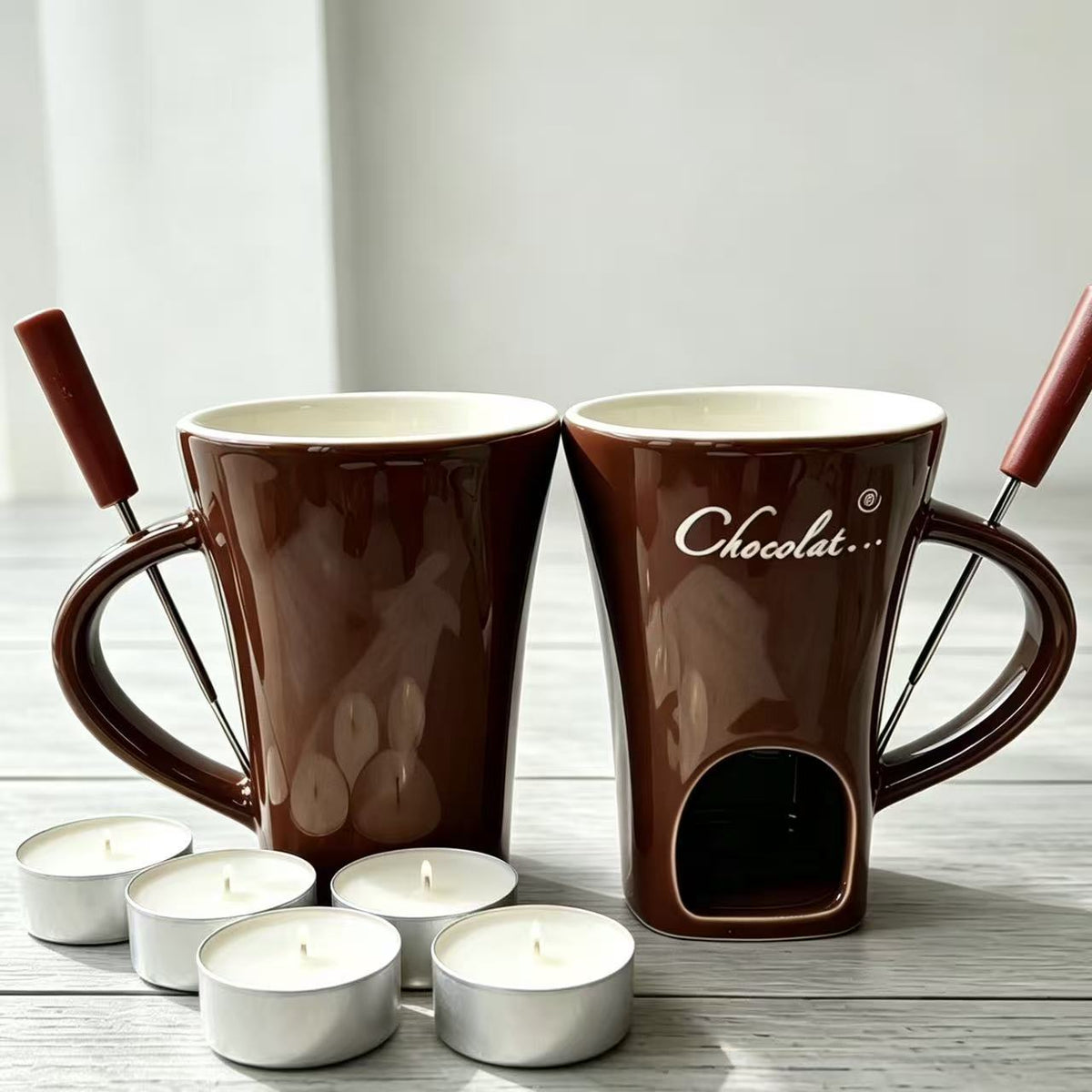 Ceramic Chocolate Fondue Mug