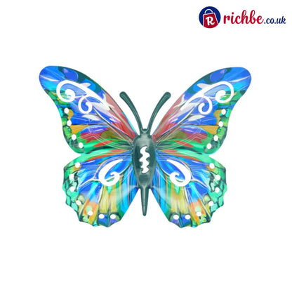 🦋A complete set! 4Pcs Butterfly Metal Wall Decor🤩 - Blue(1 pc)