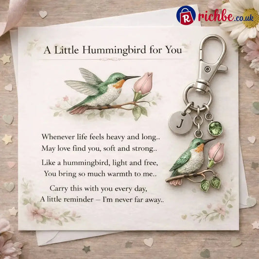 A Little Hummingbird for You keychain-A Meaningful Mother’s Day Gift Filled with Love & Comfort - January