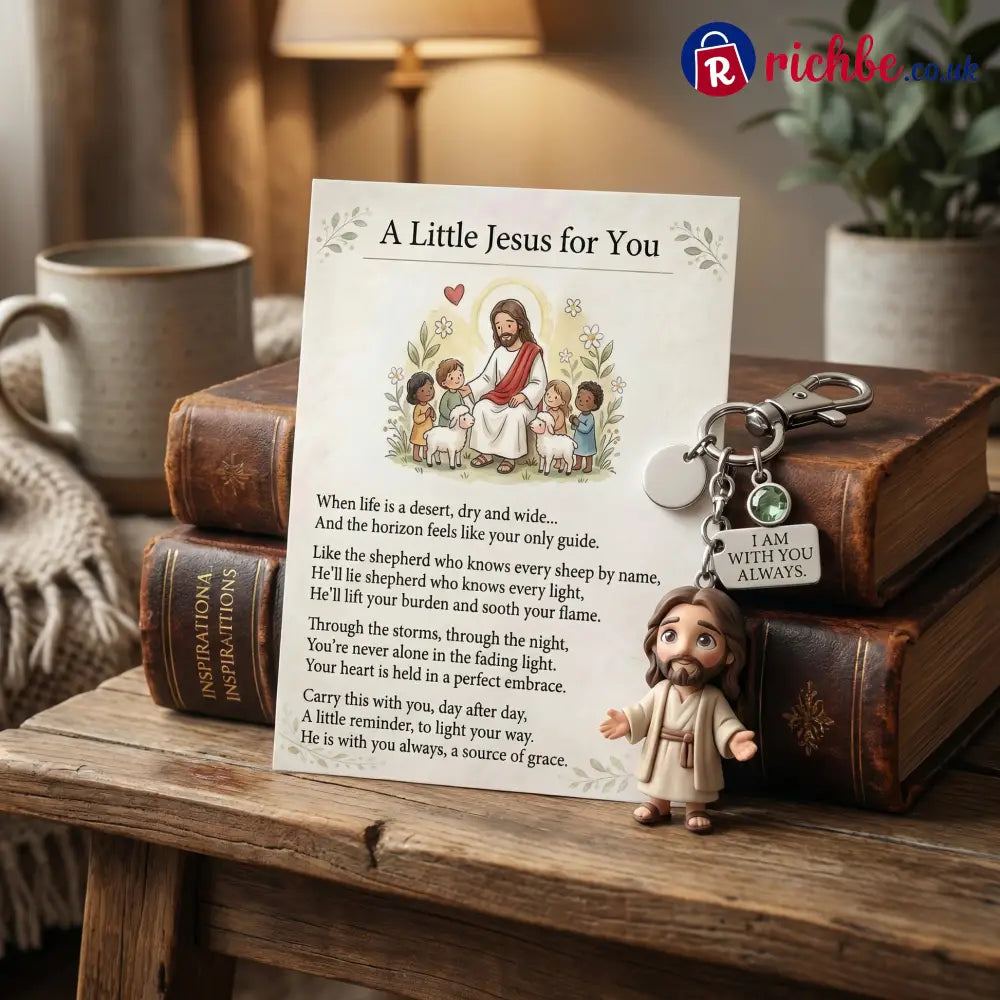 ’A Little Jesus for You’ - Comforting Pocket Reminder Keychain🌟🙏