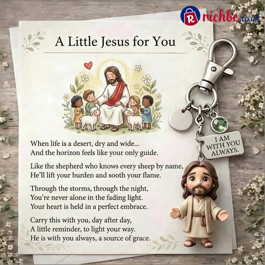 ’A Little Jesus for You’ - Comforting Pocket Reminder Keychain🌟🙏 - Jesus / January
