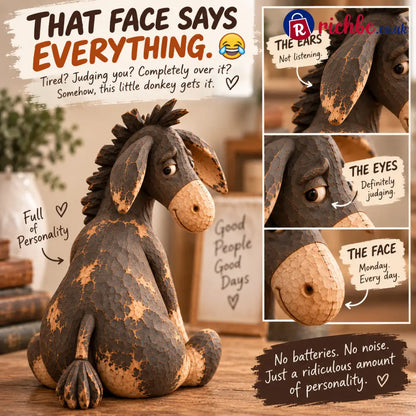 A Little Stubborn A Lot of Personality, Rustic Donkey Figurine