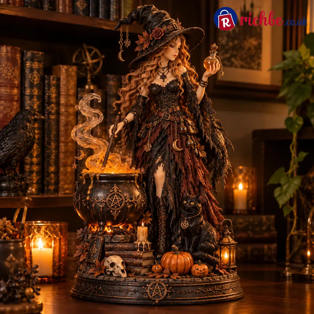 🧙‍♀️✨ A Little Witchy Magic for Your Bookshelf – Enchanted Witch Figurines 🔮🌙 - A LITTLE MAGIC LIVES HERE