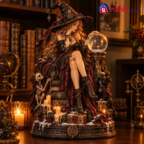 🧙‍♀️✨ A Little Witchy Magic for Your Bookshelf – Enchanted Witch Figurines 🔮🌙 - Winter Spells & Shelf Dreams
