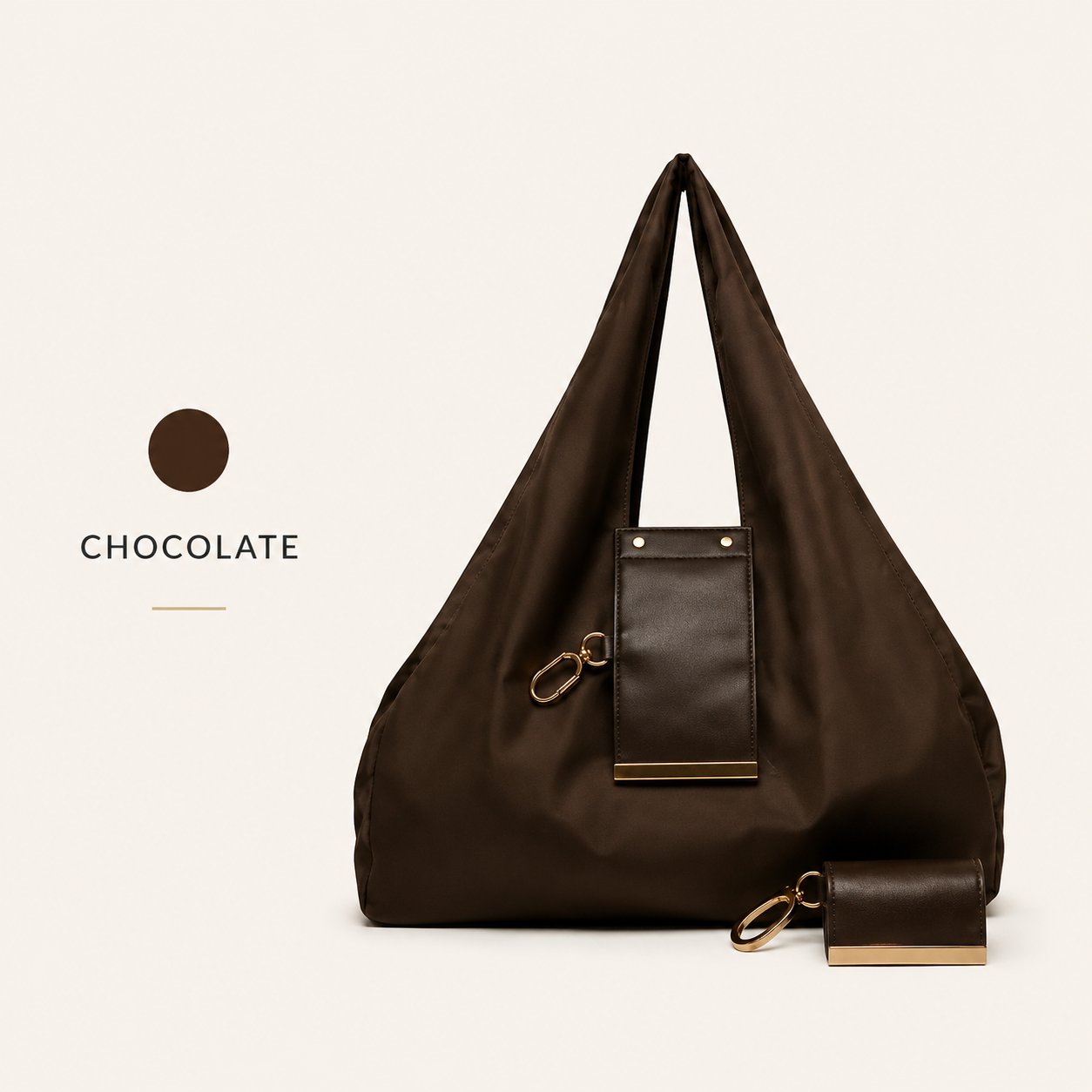 Toworkact™ Varelli Charm Transformable Bag – Stylish Vegan Leather Tote & Keychain Charm