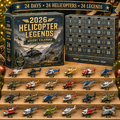 🚁2026 Helicopter Legends Advent Calendar – 24 Days of Collectible Helicopter Surprises