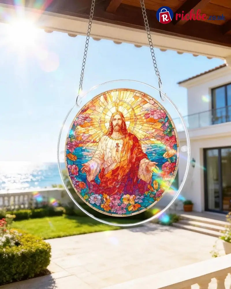 💖Acrylic Jigsaw Puzzle Suncatcher - Holy Light of Jesus Light - Jesus