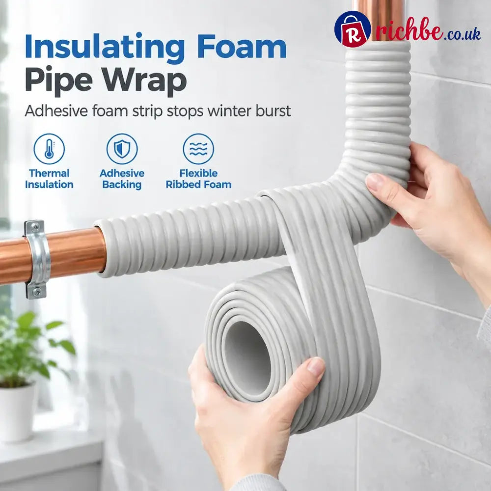 Adhesive Pipe Insulation Wrap Outdoor Winter Anti Freeze Thermal Foam Sleeve for Water and Solar Pipes