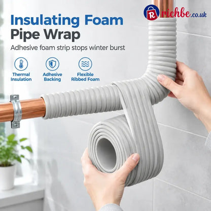 Adhesive Pipe Insulation Wrap Outdoor Winter Anti Freeze Thermal Foam Sleeve for Water and Solar Pipes