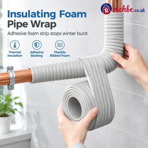 Adhesive Pipe Insulation Wrap Outdoor Winter Anti Freeze Thermal Foam Sleeve for Water and Solar Pipes