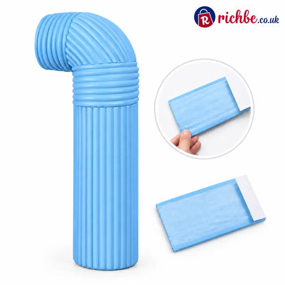 Adhesive Pipe Insulation Wrap Outdoor Winter Anti Freeze Thermal Foam Sleeve for Water and Solar Pipes - blue