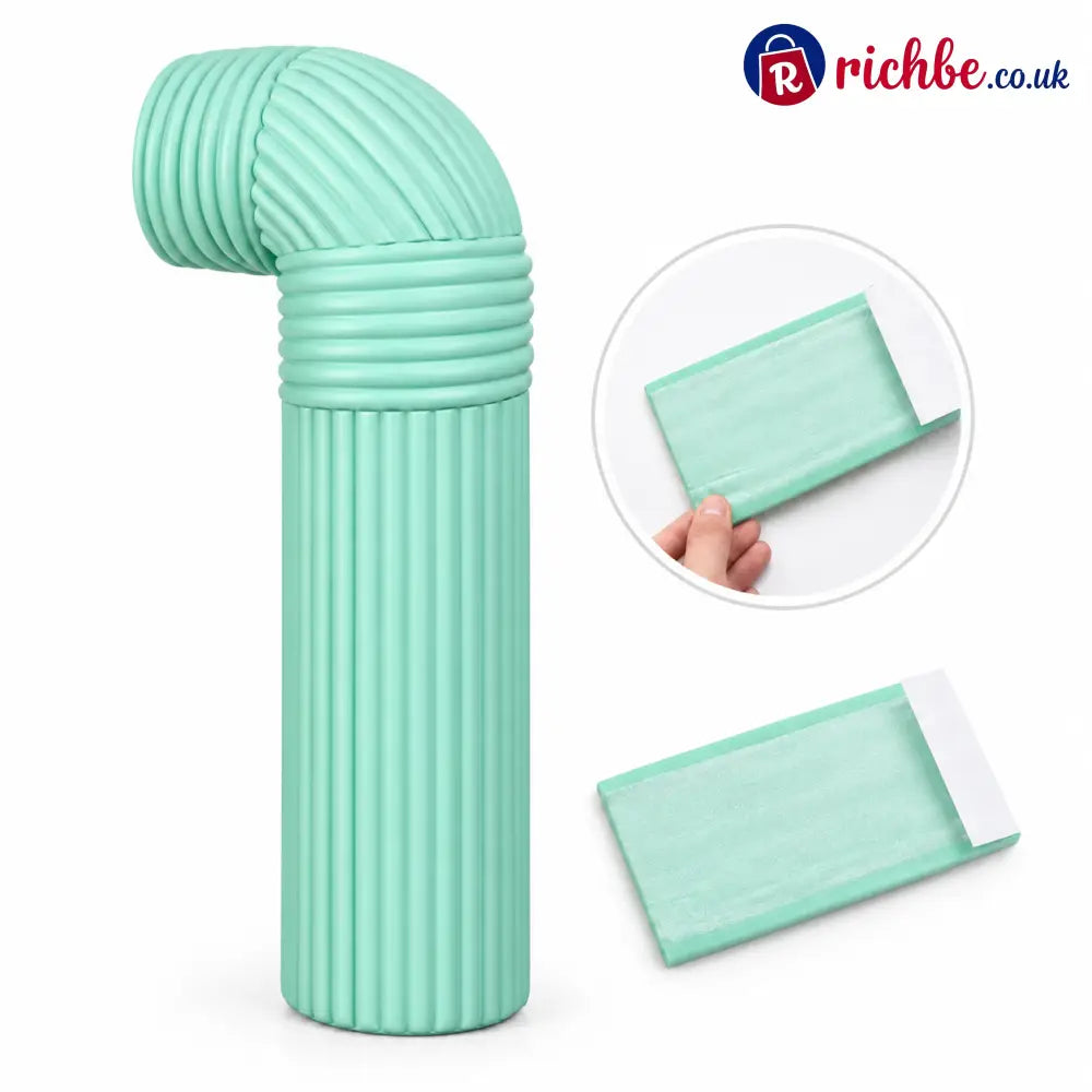Adhesive Pipe Insulation Wrap Outdoor Winter Anti Freeze Thermal Foam Sleeve for Water and Solar Pipes - green