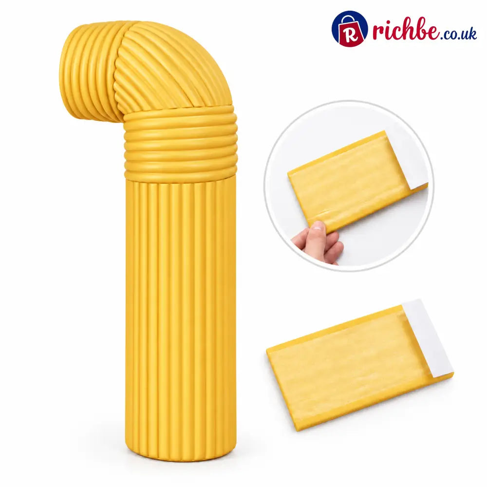 Adhesive Pipe Insulation Wrap Outdoor Winter Anti Freeze Thermal Foam Sleeve for Water and Solar Pipes - yellow