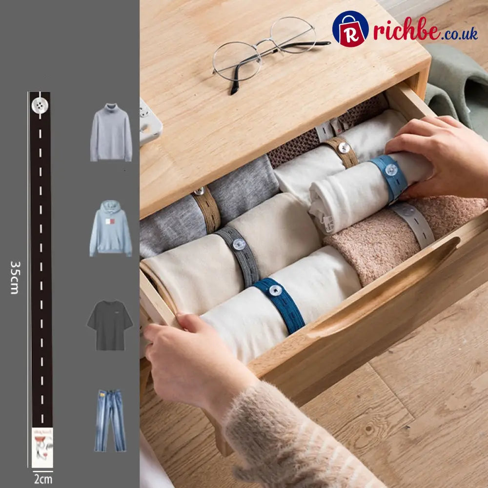 Adjustable Elastic Clothing Organization Bands ✨ - Housewares & Kitchen