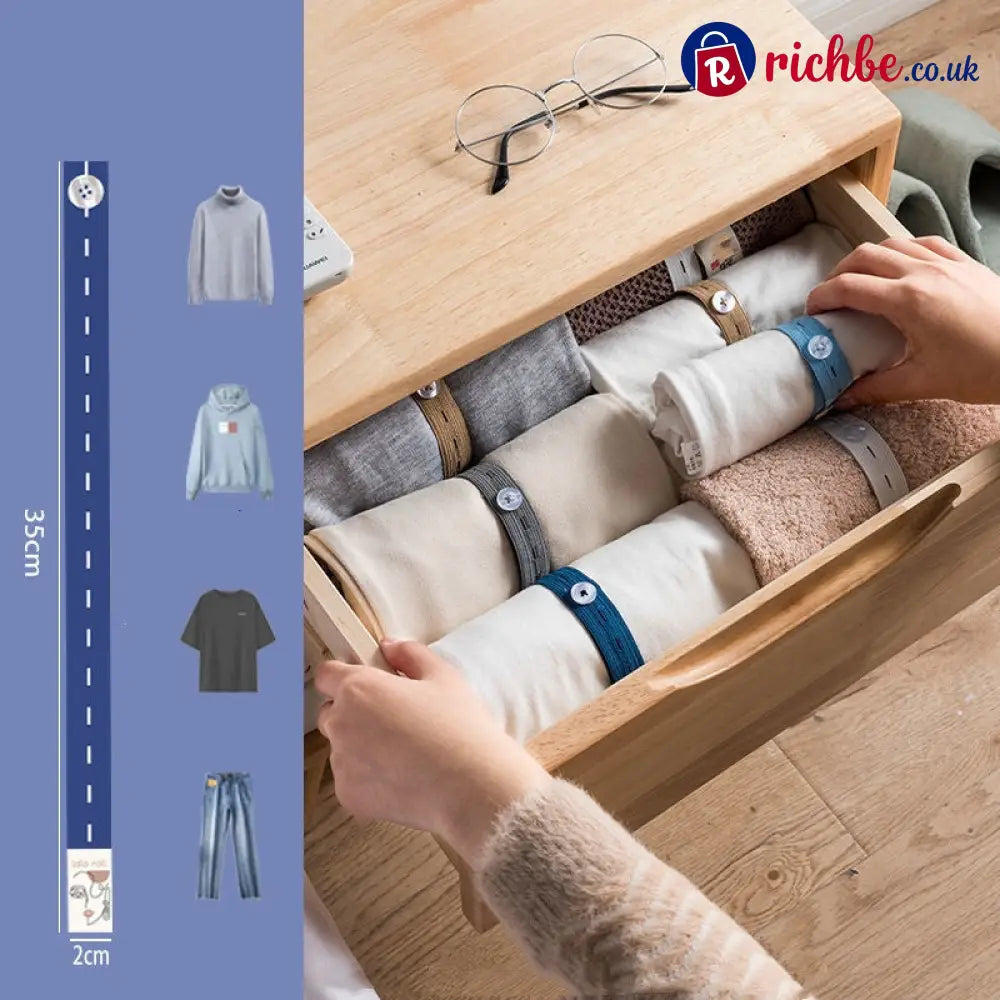 Adjustable Elastic Clothing Organization Bands ✨ - Housewares & Kitchen
