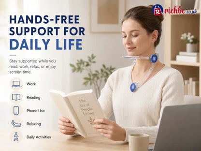 🧍 Adjustable Head & Neck Support Brace | Lightweight Chin Support Holder