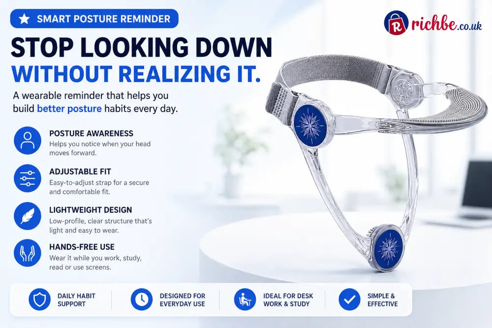 🧍 Adjustable Head & Neck Support Brace | Lightweight Chin Support Holder