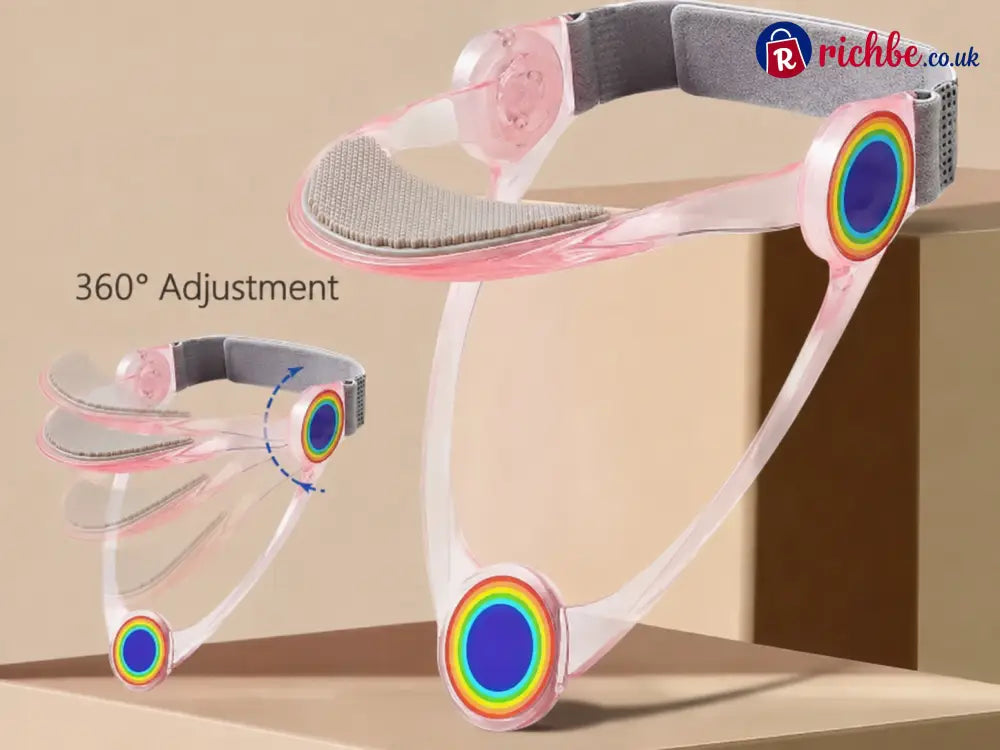 🧍 Adjustable Head & Neck Support Brace | Lightweight Chin Support Holder - Pink