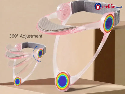 🧍 Adjustable Head & Neck Support Brace | Lightweight Chin Support Holder - Pink