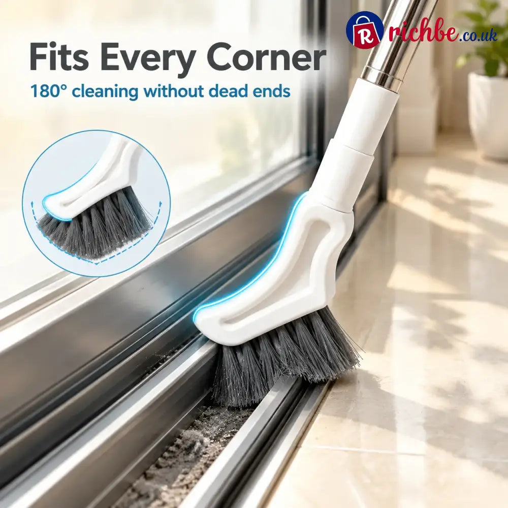 Adjustable Length Stainless Steel Telescopic Long Handle Crevice Cleaning Brush 🧹