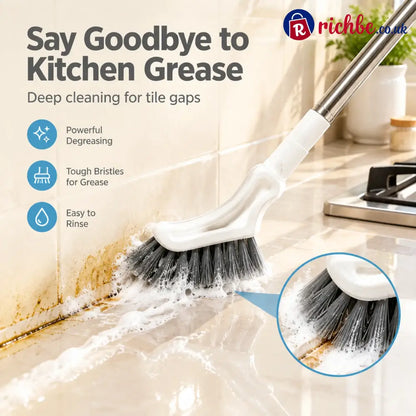 Adjustable Length Stainless Steel Telescopic Long Handle Crevice Cleaning Brush 🧹