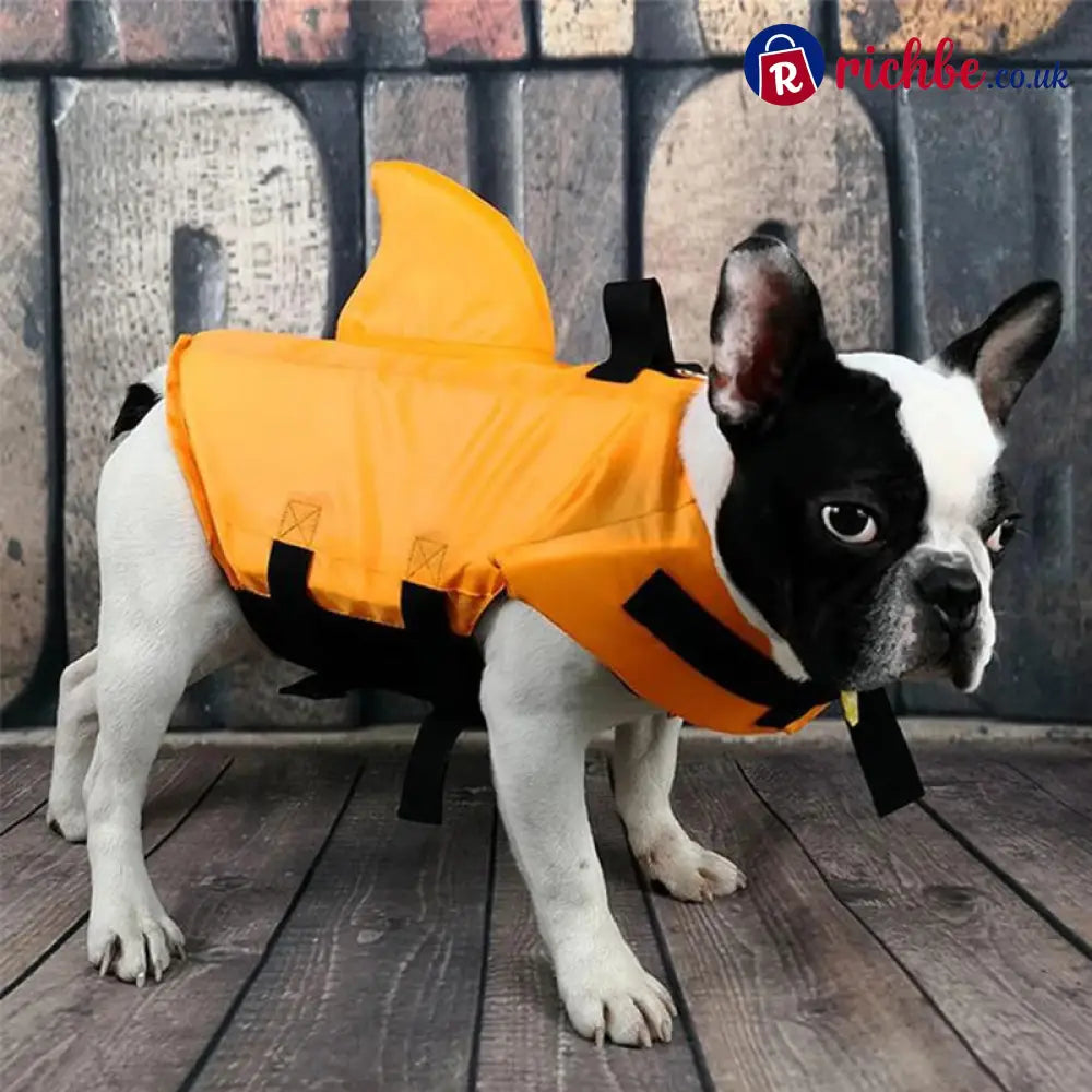 🐕‍🦺 Adjustable Shark-Shaped Dog Life Vest – Your Pup Will Look Fin-Tastic! | Safety Float + Cute Design - Hot sale