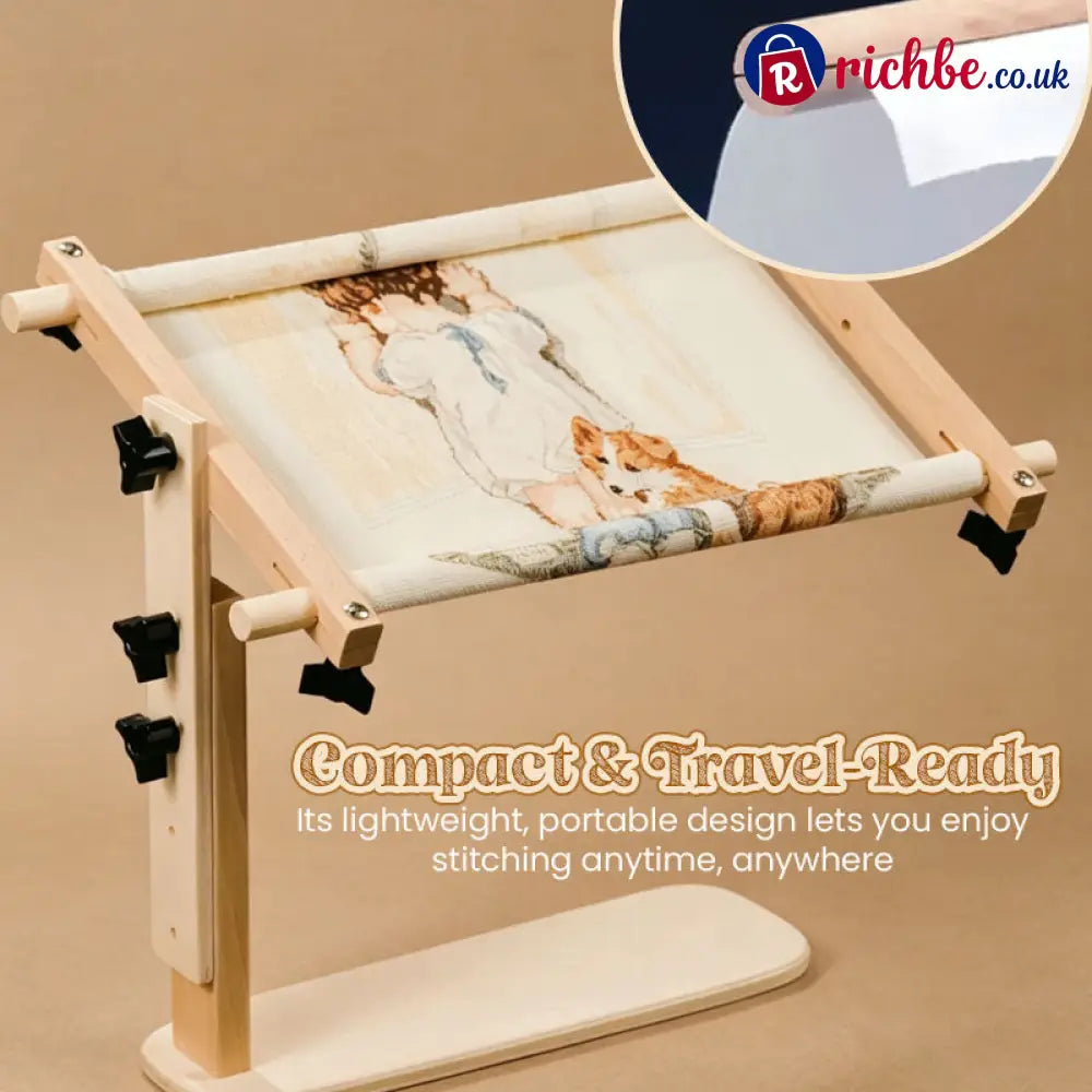 Adjustable Tabletop Embroidery Stand – Cross Stitch Frame Holder 🧵 - 5.9 in * 11.8 in - Houseware & Kitchen