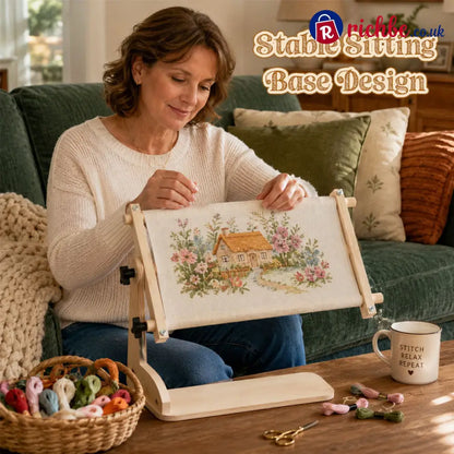 Adjustable Tabletop Embroidery Stand – Cross Stitch Frame Holder 🧵 - Houseware & Kitchen