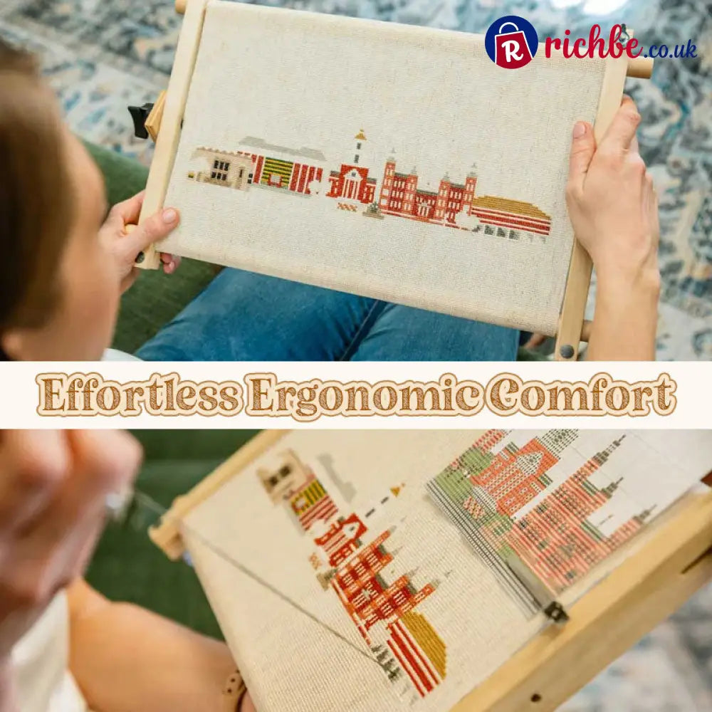 Adjustable Tabletop Embroidery Stand – Cross Stitch Frame Holder 🧵 - Houseware & Kitchen