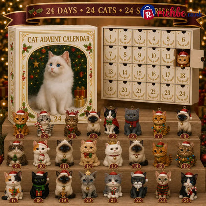 🐱🐱🎄Advent Calendar 2026 Cat Advent Calendar - Gift for Adults Friends Cat Owners and Lovers Christmas Holiday Countdown