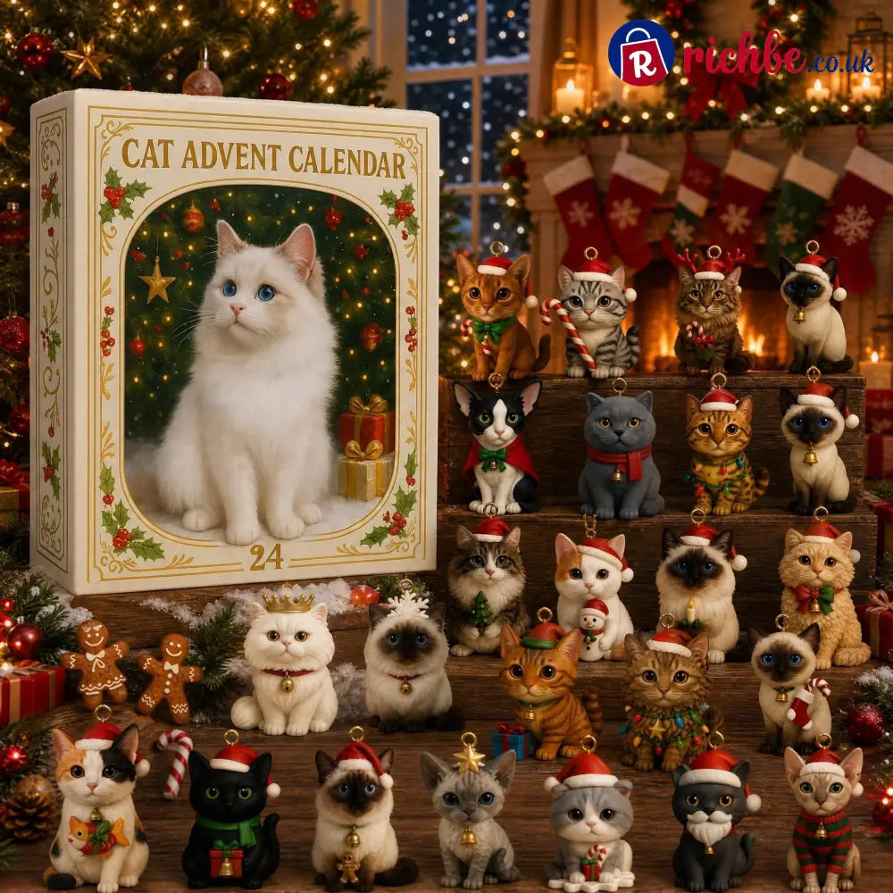 🐱🎄Advent Calendar 2026 Cat Advent Calendar - Giftfor Adults Friends CatOwners and Lovers Christmas Holiday Countdown Gift