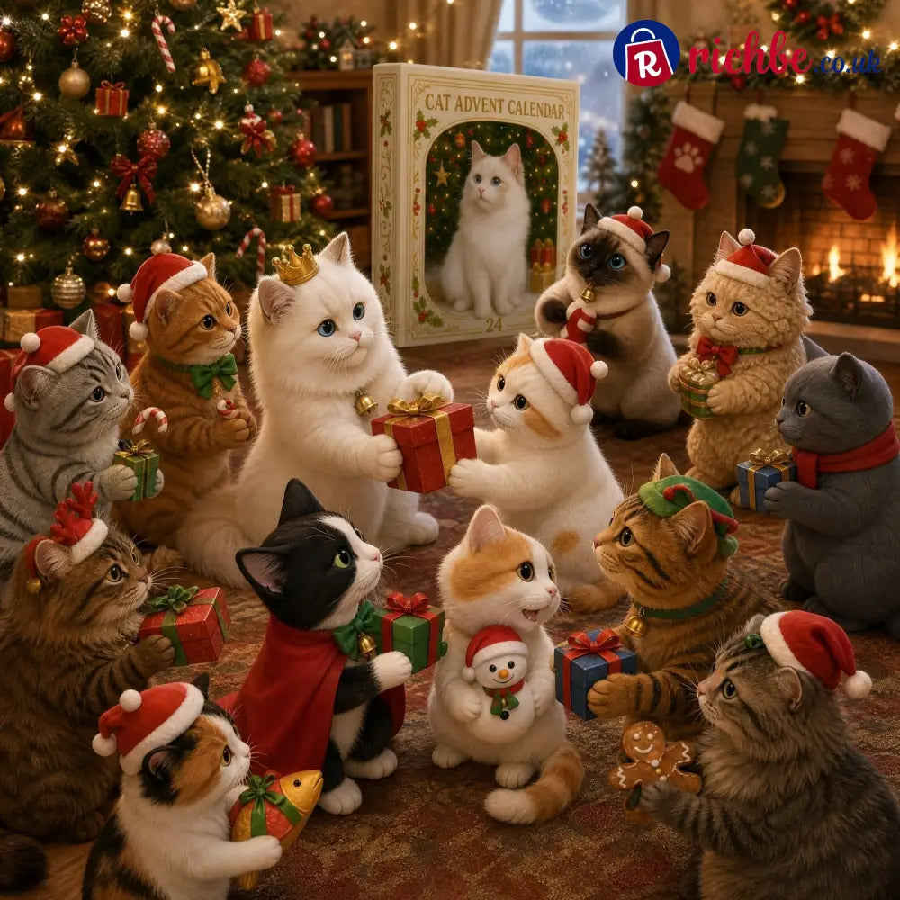 🐱🎄Advent Calendar 2026 Cat Advent Calendar - Giftfor Adults Friends CatOwners and Lovers Christmas Holiday Countdown Gift