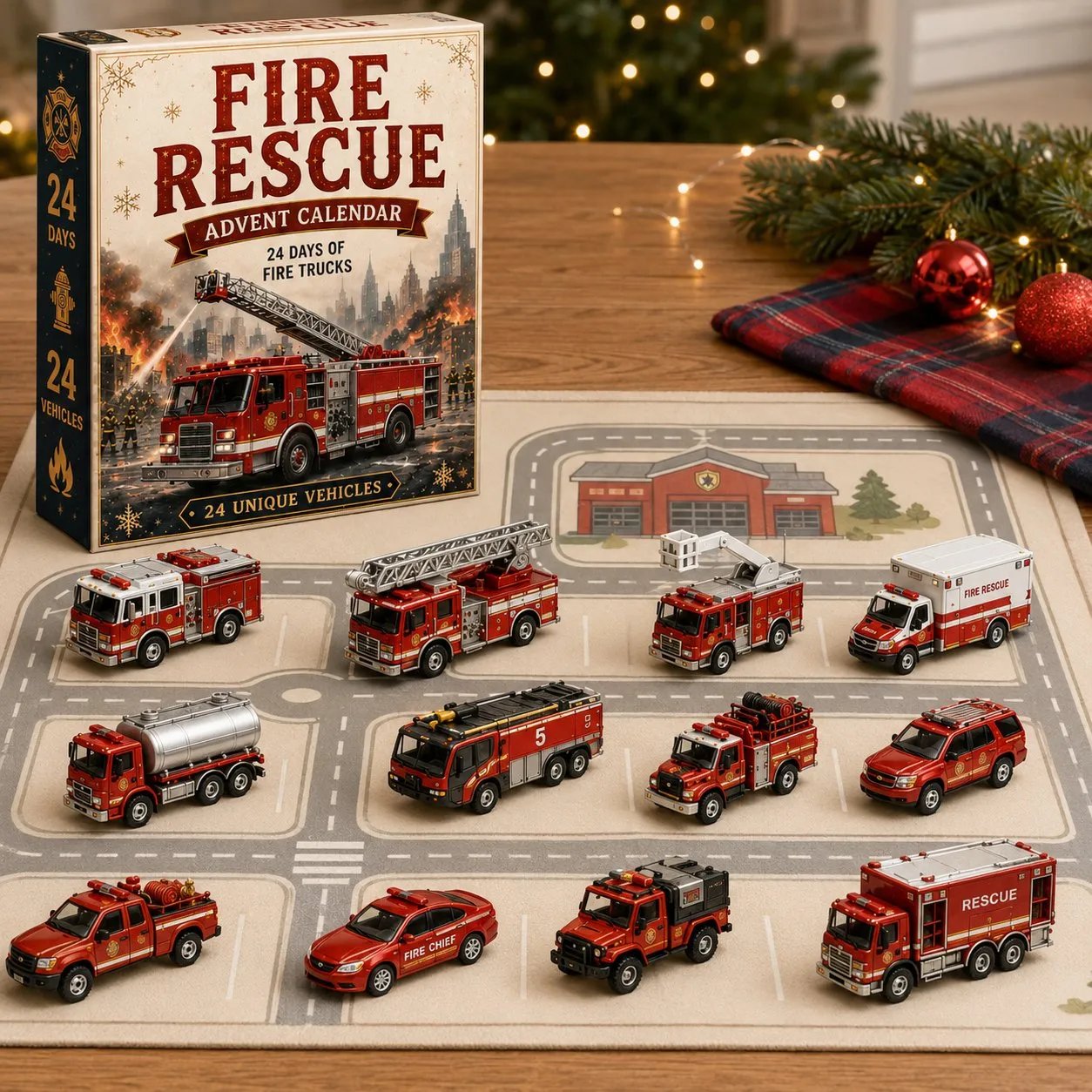 🚚 🎁Build the Fleet Collection 24-Day Vehicle Advent Calendar Series | ✨A New Adventure Every Morning