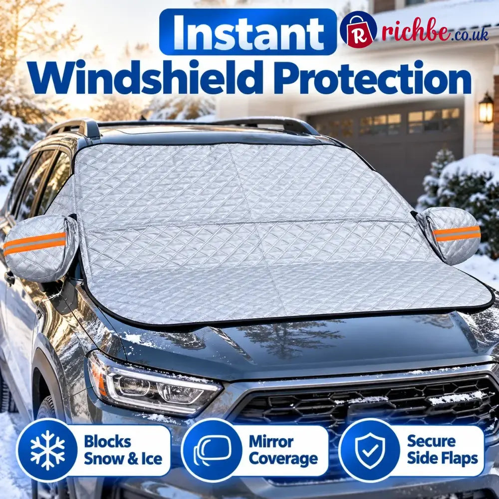 🚗 All-Season Magnetic Windshield Cover – Snow Ice & Frost Protection