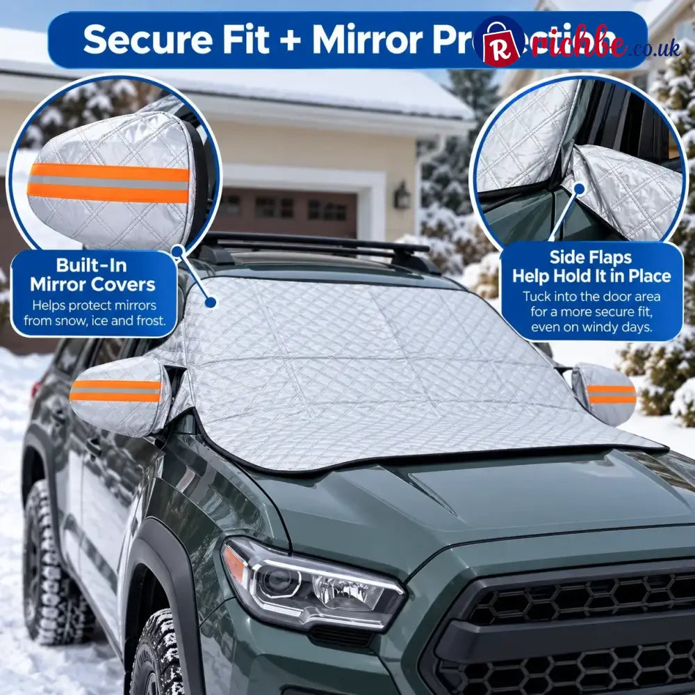 🚗 All-Season Magnetic Windshield Cover – Snow Ice & Frost Protection
