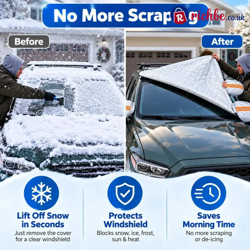 🚗 All-Season Magnetic Windshield Cover – Snow Ice & Frost Protection