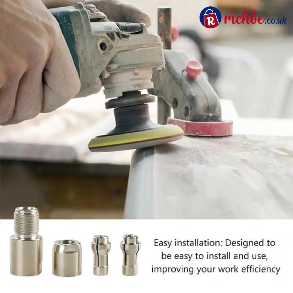 ⚙️Angle Grinder Conversion Kit 🔧 3mm/6mm Dual Collet – Universal Straight Grinder Adapter for Carving & Polishing