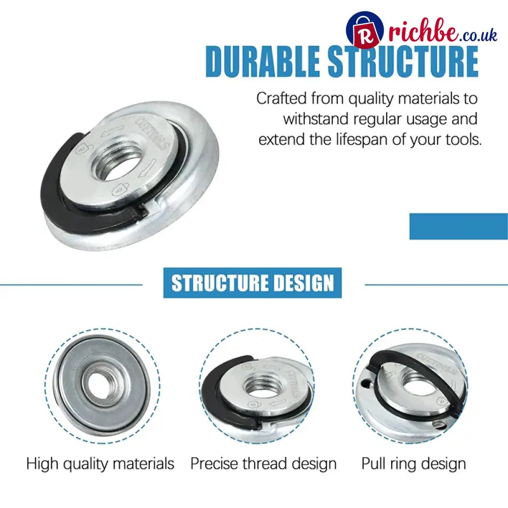 Angle Grinding Tool Flange Nut🔧 1 SET(2 PCS)
