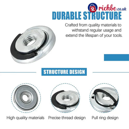 Angle Grinding Tool Flange Nut🔧 1 SET(2 PCS)