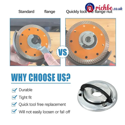 Angle Grinding Tool Flange Nut🔧 1 SET(2 PCS)