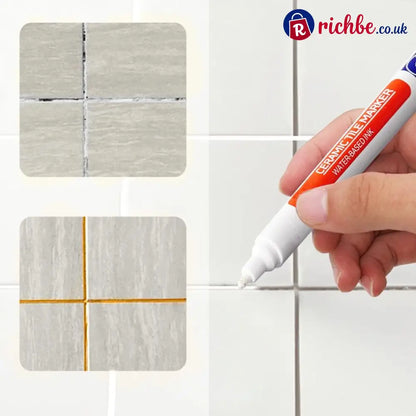 🔥Anti-mould and waterproof joint pen for ceramic tiles