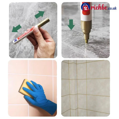🔥Anti-mould and waterproof joint pen for ceramic tiles