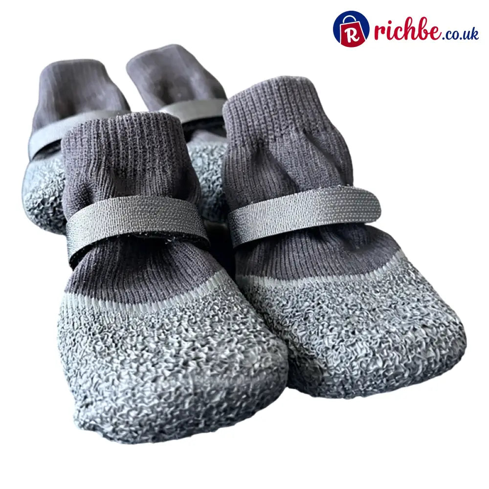🐕 Anti-Slip Waterproof Pet Shoe Socks - Black / S / Buy 1 Get 1 Free (2 Pairs) - Hot products