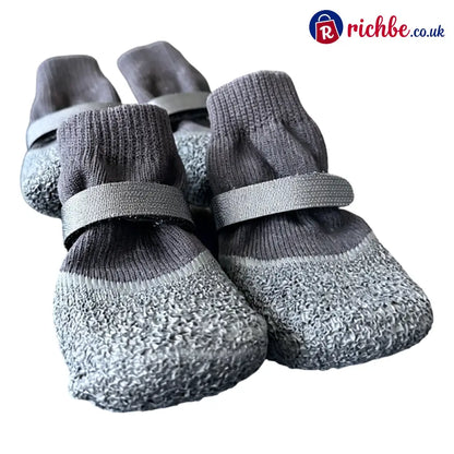 🐕 Anti-Slip Waterproof Pet Shoe Socks - Black / S / Buy 1 Get 1 Free (2 Pairs) - Hot products