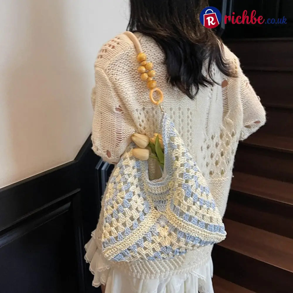 🏝️Artisanal Woven Tote with Inner Lining - Clothing & Accessories