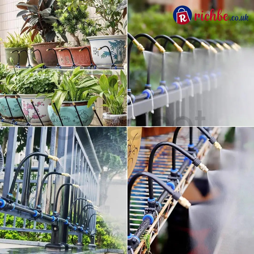 🌱Automatic 360° curved garden irrigation syste