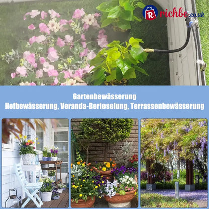 🌱Automatic 360° curved garden irrigation syste